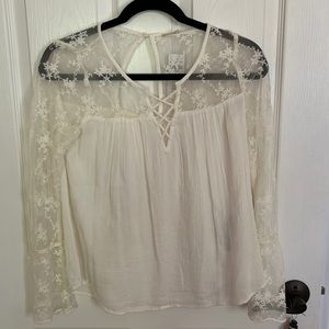 White Lace Blouse